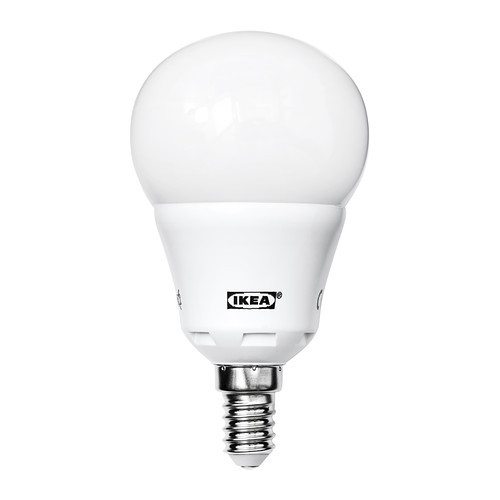 이케아 LEDARE LED Bulb E14 (Globe Opal White, 400lm) 002.490.67 - 마켓비