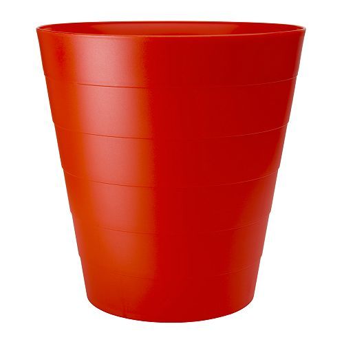 [이케아] FNISS Wastepaper Basket (29x30cm, Red) 401.376.33 - 마켓비