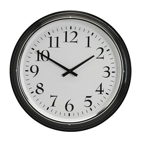 [이케아] BRAVUR Wall Clock (59cm, Black) 766.729.80 - 마켓비