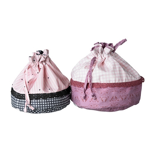 [이케아] PRASSLA Bag Set of 2 (Pink, Lilac) 302.389.15 - 마켓비