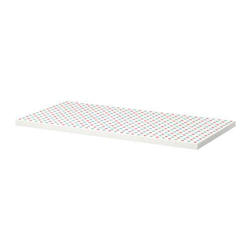 이케아 LINNMON 테이블 상판 120x60 패턴 pink / turquoise 503.257.37  - 마켓비