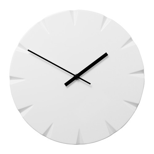 이케아 VATTNA Wall Clock (White) 502.322.48 - 마켓비