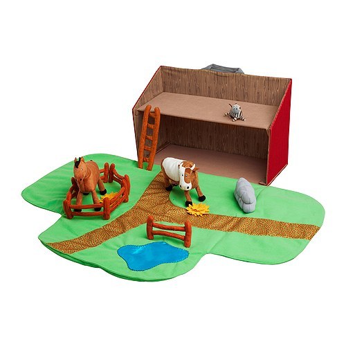[이케아] LANDET 13-pieces Farmhouse with Animal Set 101.746.55 - 마켓비