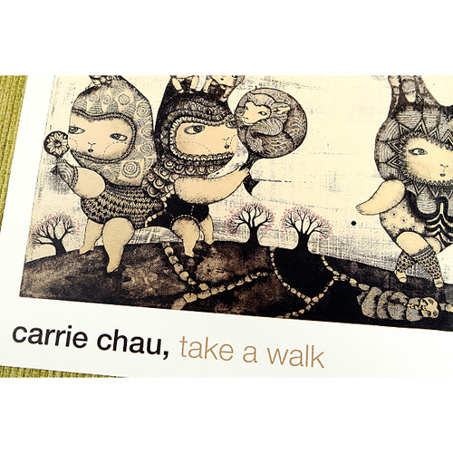 [Wun Ying Collection] WATERcolor paper poster take a walk. 당일발송 - 마켓비