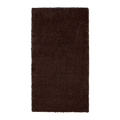 [이케아] ADUM Rug High Pile (80x150cm, Dark Brown) 501.854.21 - 마켓비