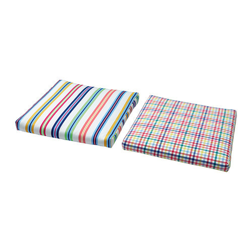 [이케아] GRENO Cushion (Chequered, Striped Multicolor, 양면) 402.101.62 - 마켓비
