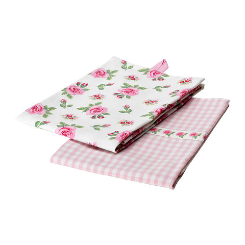 [이케아] EVALILL Tea towel, rose - 마켓비
