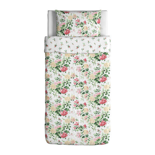 [이케아] EMMIE BLOM Quilt Cover and Pillowcase (Multicolor, 싱글, 150x200cm) 902.334.82 - 마켓비