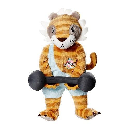 [이케아] KLAPPAR CIRKUS Soft Toy (Tiger) 002.233.07 - 마켓비