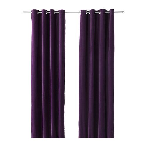 [이케아] SANELA Curtains 1 Pair (140x250cm, Lilac) 702.301.92  - 마켓비