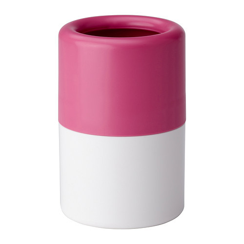 [이케아] LOSJON Toothbrush Mug (Pink/White) 102.257.92 - 마켓비
